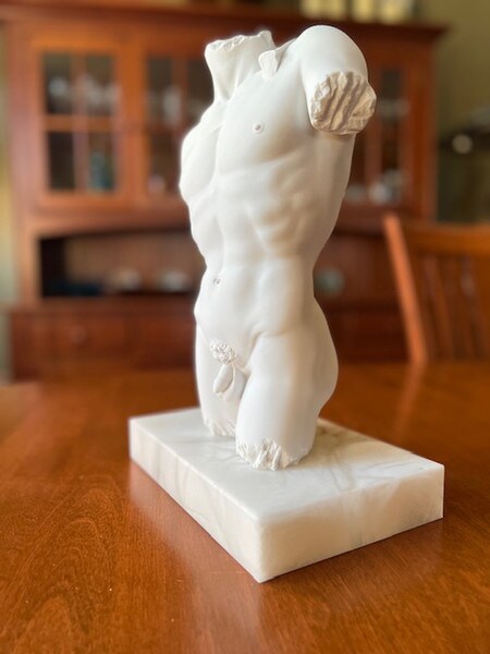 David Torso Male Nude Florence Goliath museum quality statue sculptures
